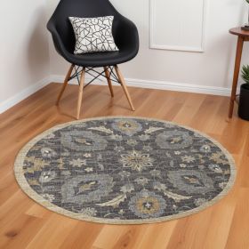 108 X 108 Taupe Wool Rug