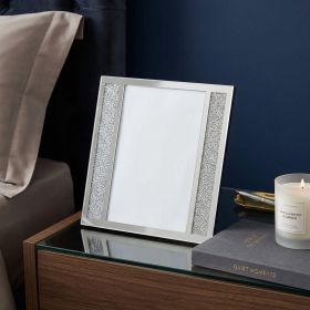 5 X 7 Silver Crystalized Picture Frame