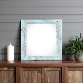 11"X11" Rustic Blue Picture Frame