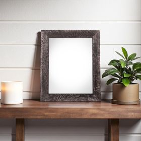 9"X10" Rustic Smoky Black Grey Picture Frame