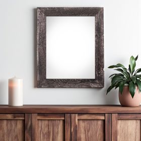 18X24 Rustic Smoky Black Picture Frame With Plexiglass Holder