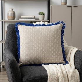 Oyster Beige Throw Pillow
