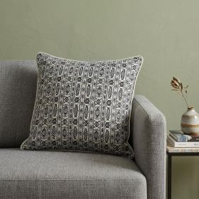 Black And White Vintage Design Throw Pillow
