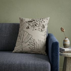Jaguar Silhoutte Lumbar Throw Pillow