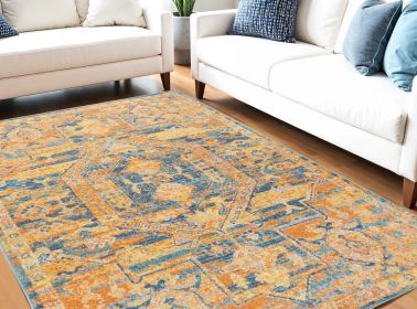 5' X 7' Sunset Power Loom Area Rug