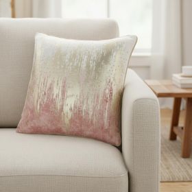 18" Pink Velvet Throw Pillow