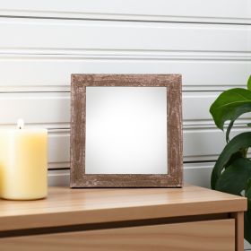 4ï¿½ï¿½ï¿½ X 4ï¿½ï¿½ï¿½ Rustic Farmhouse Espresso Brown Wood Frame