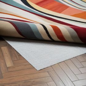 2" X 12" Standard Beige Non Slip Rug Pad