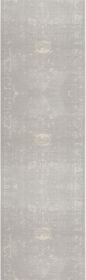 13' Runner Grey Abstract Power Loom Runner Rug