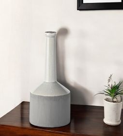 White And Gray Jug Vase