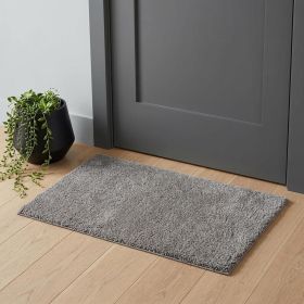 3' X 5' Ivory Modern Solid Shag Area Rug