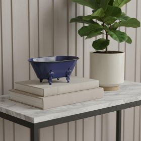 Royal Blue Bathtub Decorative Sculpture
