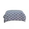 Blue And Ivory Damask Queen Quilt