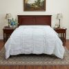 92" X 106" White Cotton Quilt