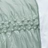 92" X 90" Blue Striped Cotton Quilt