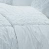 White Geometric King Quilt