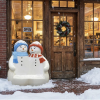 Snowman Bench