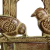 Wall Mounted Cast Iron Bird Feeder - Durable Outdoor Bird Feeding Station