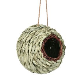 Charming Hand-woven Natural Grass Nest-like Hummingbird House