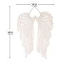 1pc Hand Woven Bohemian Angel Wings Tapestry Pendant with Long Tassels