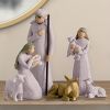 1pc Sculpted and Hand-Painted Nativity Figures. Christmas and Holiday Season.