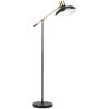 31.5" x 11.75" x 65" BlackIndustrial Style Floor Lamp for Living Room with Balance Arm and Adjustable Head,