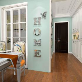 “Home” Wall Decor Letters. Acrylic Mirror Stickers