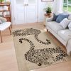 Leopard Print 5' x 7' Area Rug