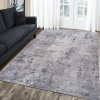 5' x 7" MARFI Collection Light Grey Abstract Area Rug