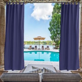 One Panel 50”W x 96”L Indoor/Outdoor Window Curtain.