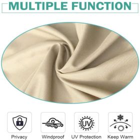 (1 Panel) 50" W x 84" L Indoor Outdoor Window Curtain