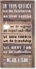 Rustic Farmhouse Wood and Print Office Wall Hanging
