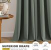 2 Panels Gold Blackout Curtains for Bedroom or Living Room. 63” Long