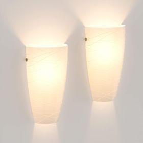 Set of 2 Mounted Wall Sconces.