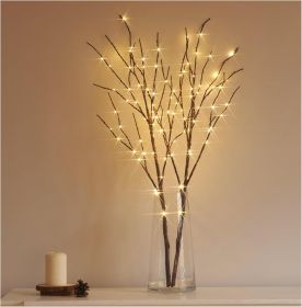 30" 100 LED  Tree Branches Fairy Lights Battery Operated with Timer