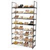 2 Sets of 4 Tiers Shoe Rack Shoe Towers. Shelf Storage Organizer