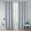 1 Panel Printed Ikat Blackout Curtain Panel