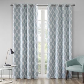 1 Panel Printed Ikat Blackout Curtain Panel