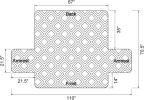 Protection Water Resistant Sofa Slip Cover for 3 Cushion Couch with Straps