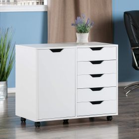 White Winsome Wood Halifax Storage/Organizer Cabinet