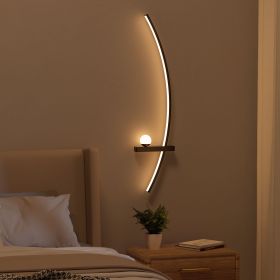 2-Pack Modern Orb Arc Plug in Wall Sconces