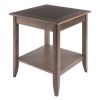 Santino Oyster Gray Accent End Table