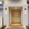 Outdoor Waterproof Transparent LED Crystal Wall Sconces. Supports Multiple Types of Light Bulbs -12W Bulb Included for Each Lamp (2 pack)