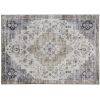 4'x6' Vintage Machine Washable Area Rug. Non-Slip.