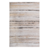 8’x 10’ Brown /Striped Non-Shedding Area Rug. Loom & Luxe Collection. Stylish and Stain Resistant.