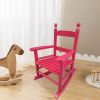 Children’s Rocking Rose Red Chair. Durable for Kids