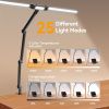 24W Ultra Bright Computer Lamp with Clamp and Adjustable Swing Arm. 3000 Lumen Auto Dimming  Lamp with Touch Control