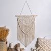 1 Piece Boho Woven Macrame Braided Wall Hanging with Tassels.