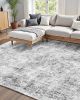 Washable 6' x 9' Boho Area Rug, Non-Slip Tear-Resistant Soft Carpet, Pet and Child Friendly