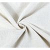 100% Blackout Linen Blend Single Curtain, 50x84, Vanilla Dream